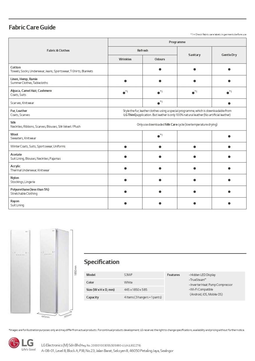 LG Styler Leaflet_Msia_DST_Single_by LG Puricare Malaysia